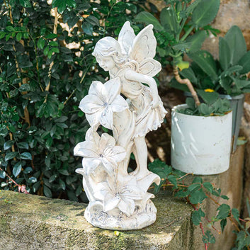Solar Garden Sculptures Fairy Angel Statues