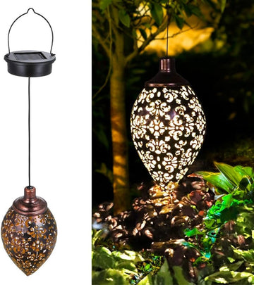 Hanging Waterproof Solar Metal Lights
