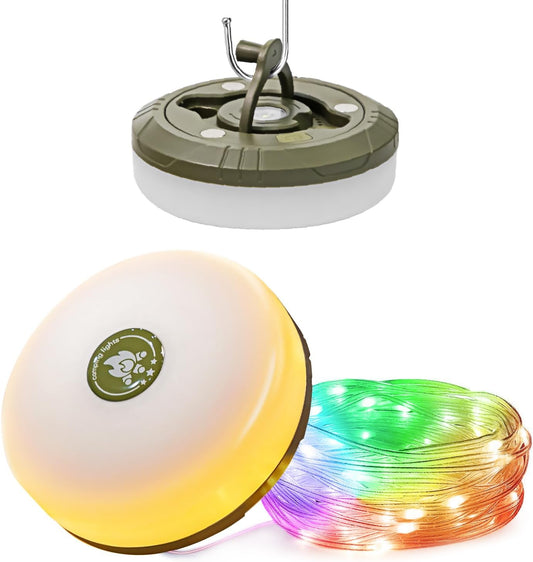 Camping Light String,  RGB Portable Outdoor String Lights