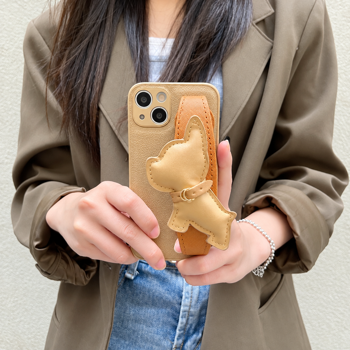 Animal Wrist Strap iPhone Case