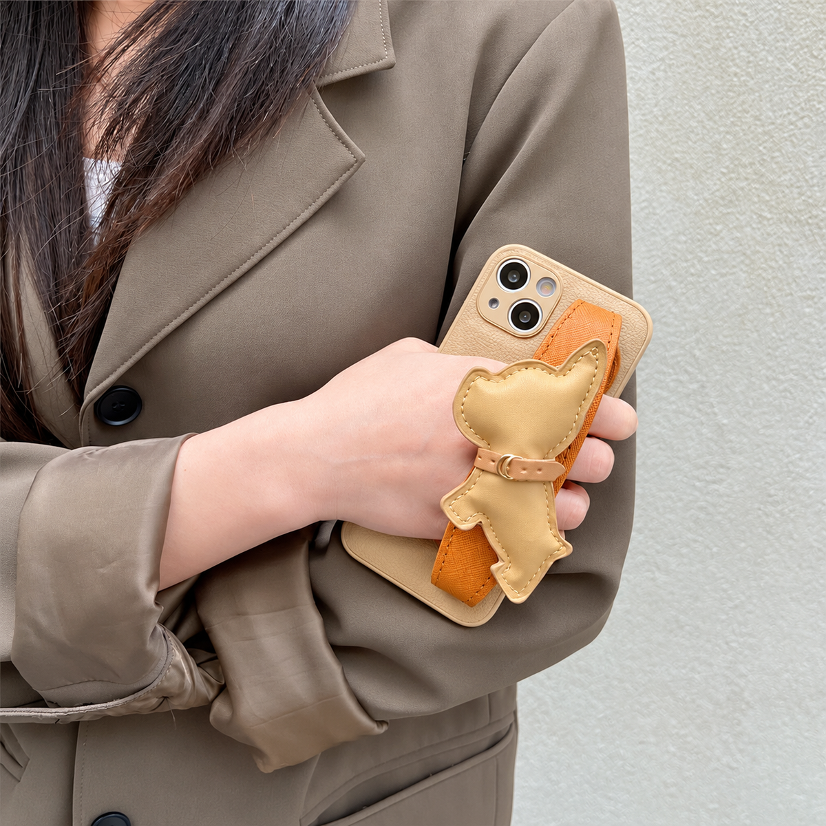 Animal Wrist Strap iPhone Case