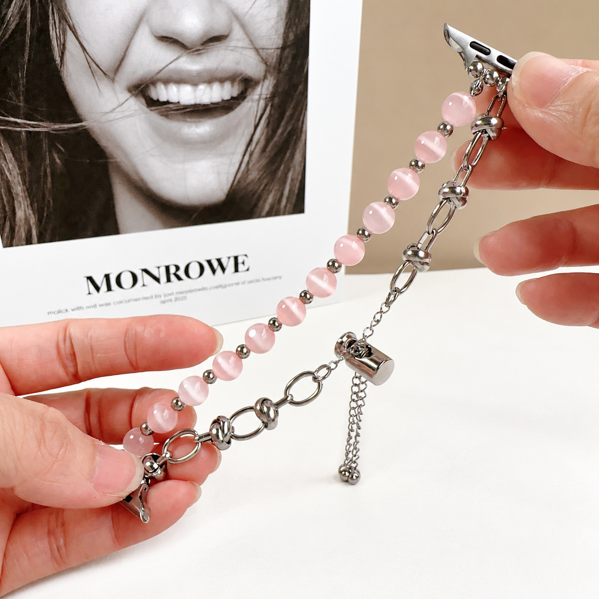 Cat's Eye Steel Chain Apple Watch Band