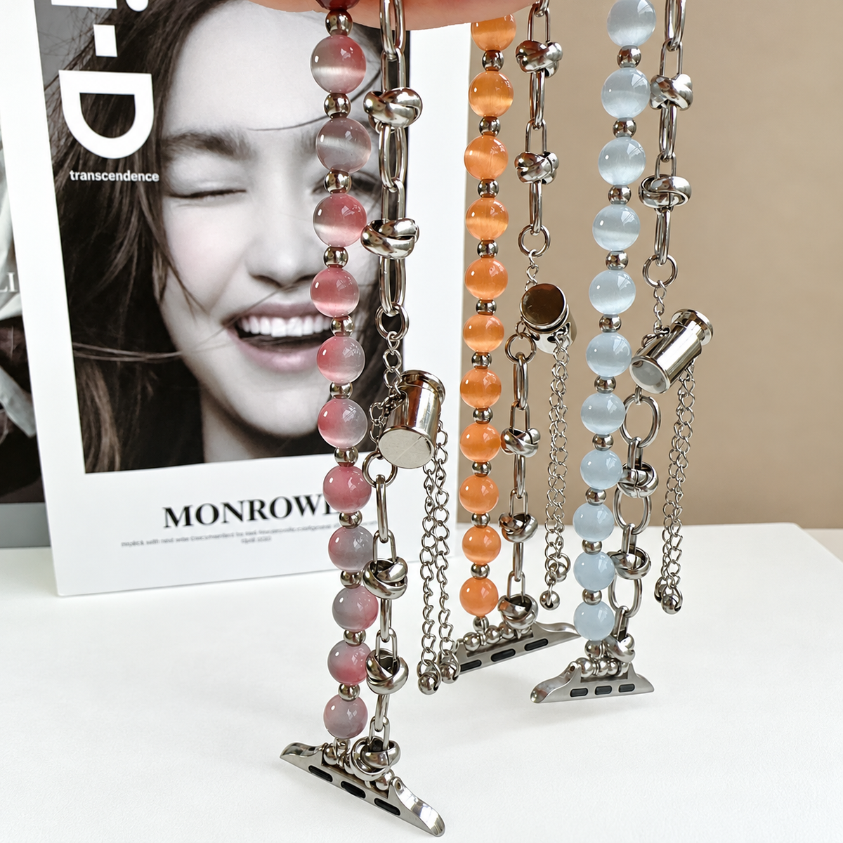 Cat's Eye Steel Chain Apple Watch Band