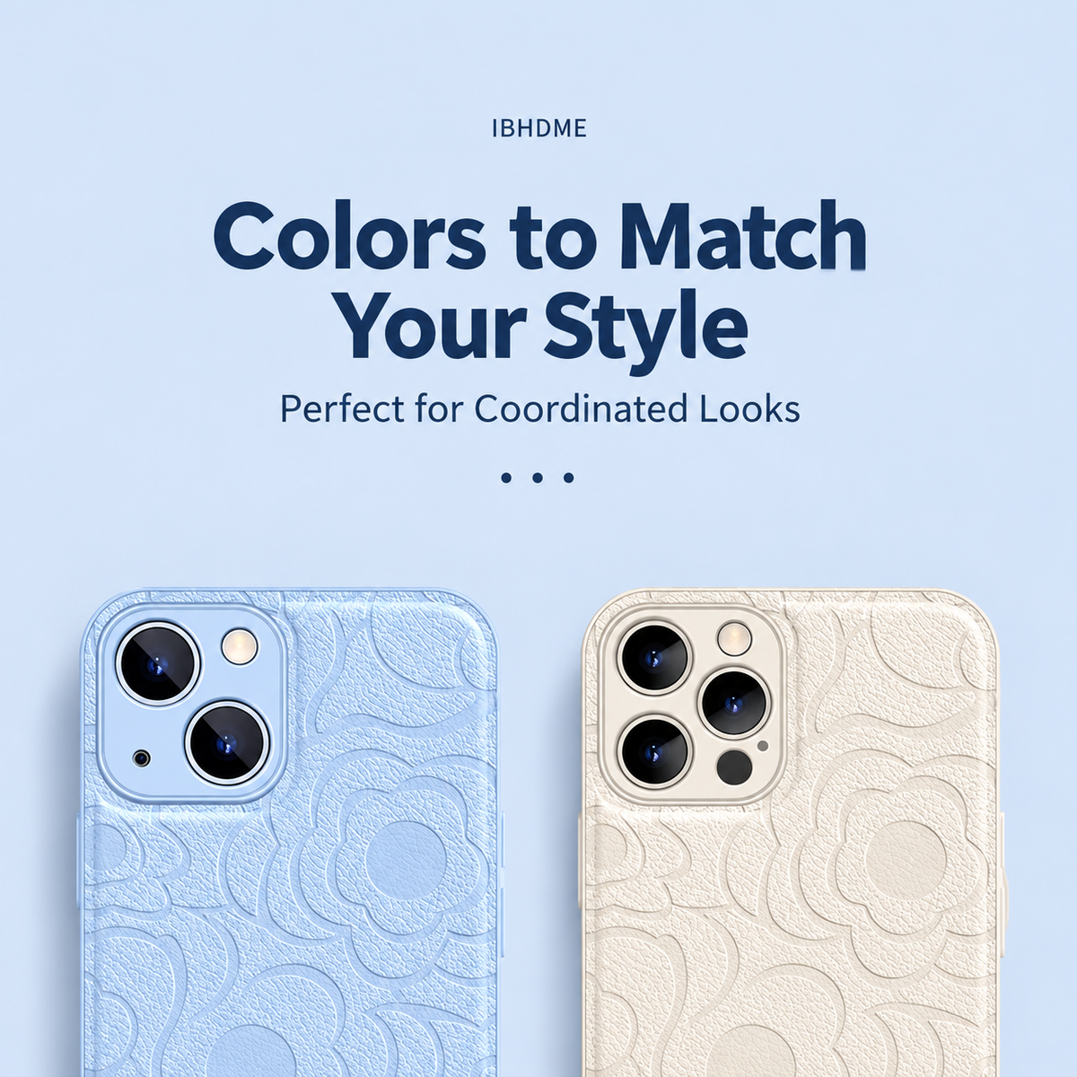 Embossed Camellia iPhone Case