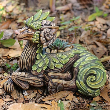 Dragon-Shaped Forest Guardians Flower Pot