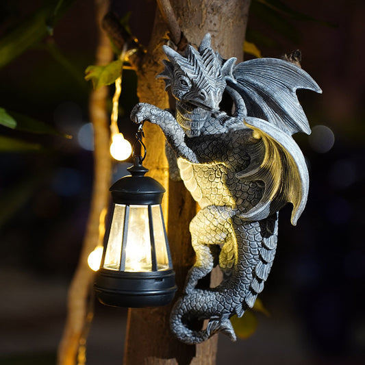 Dragon Tree Hugger Solar Garden Light