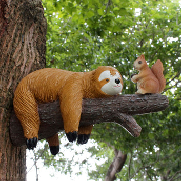 Sloth Tree Hugger Garden Decor