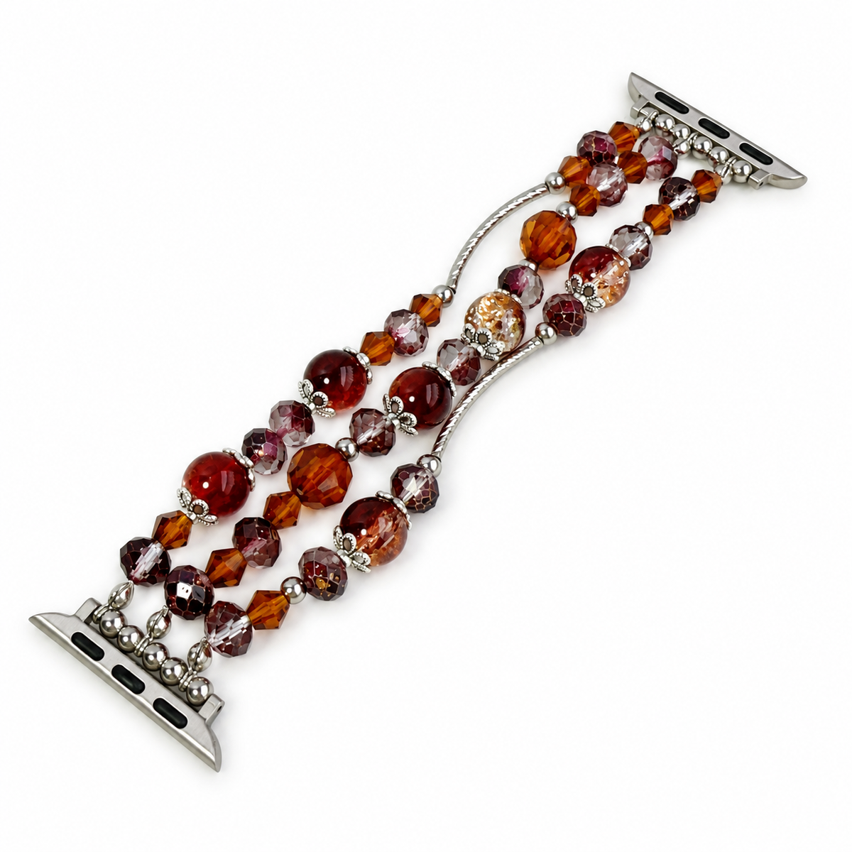 Glazed Bead Elastic Apple Watch Band