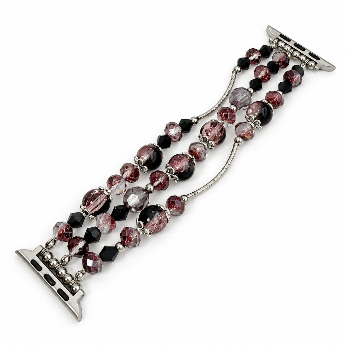 Glazed Bead Elastic Apple Watch Band