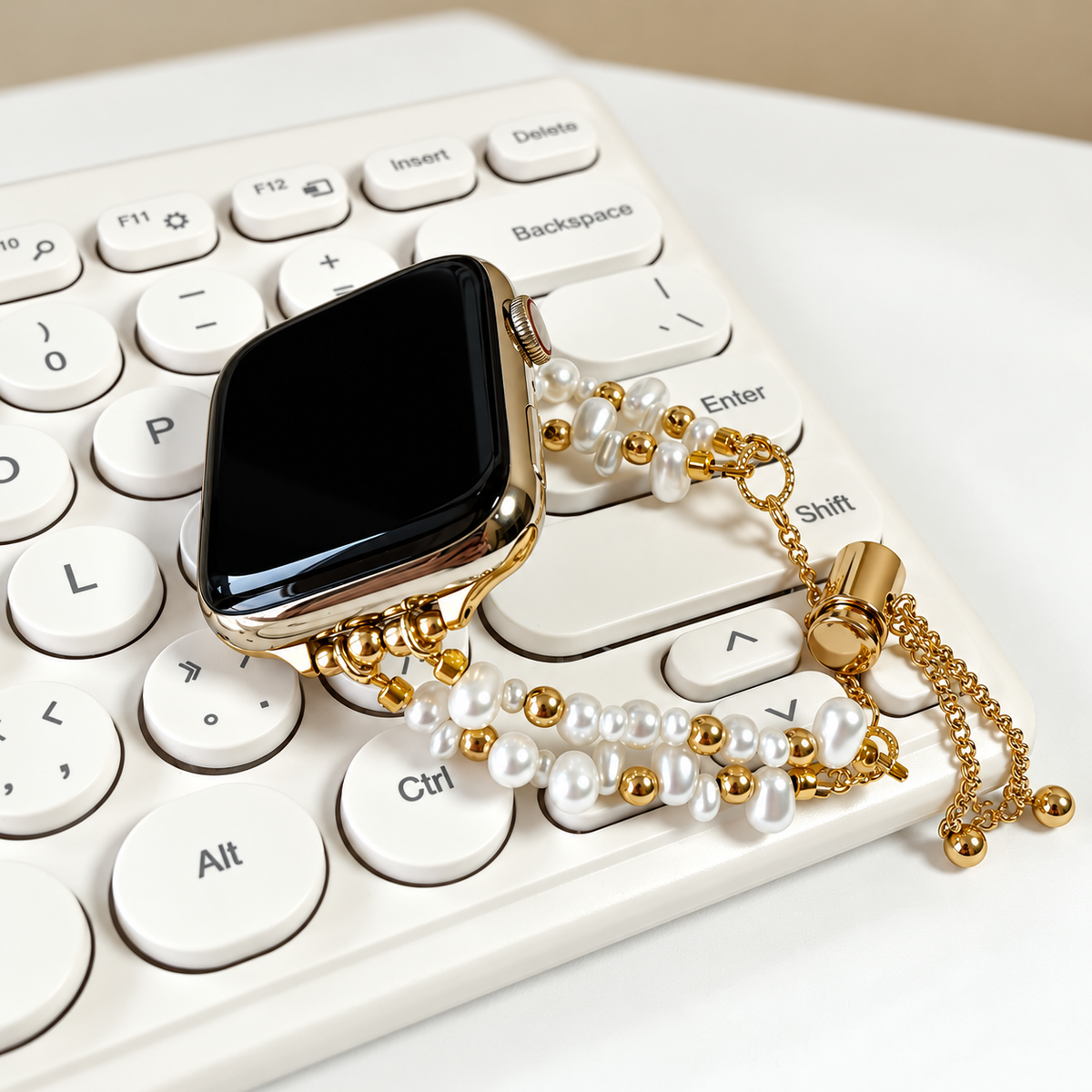 Irregular Pearl Apple Watch Band