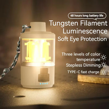 Camping Light Weight Lamp 48H Lasting Dimmable