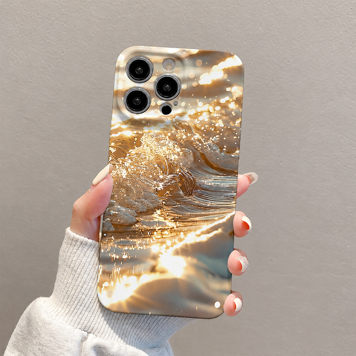 Lucky Flowing Gold iPhone Case