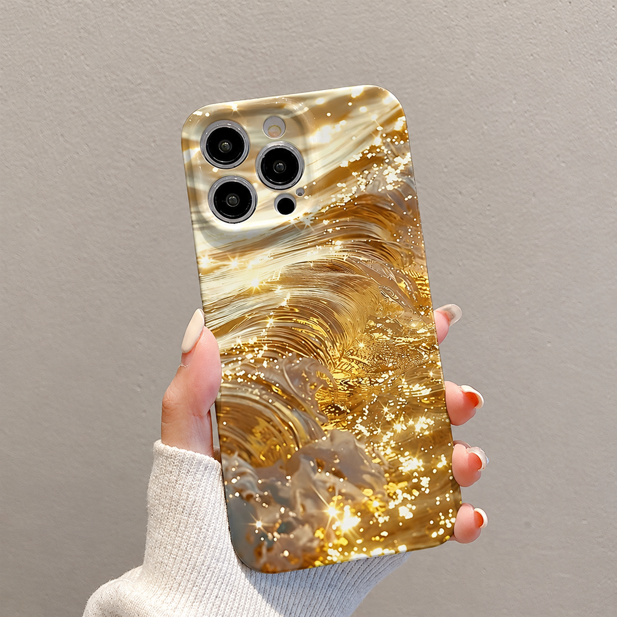 Lucky Flowing Gold iPhone Case