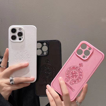 New Chrome Hearts Leather iPhone Case