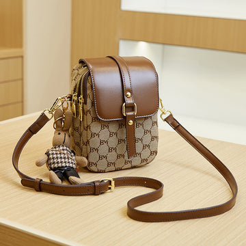 New Niche Embroidered Shoulder/Crossbody Bag 8562