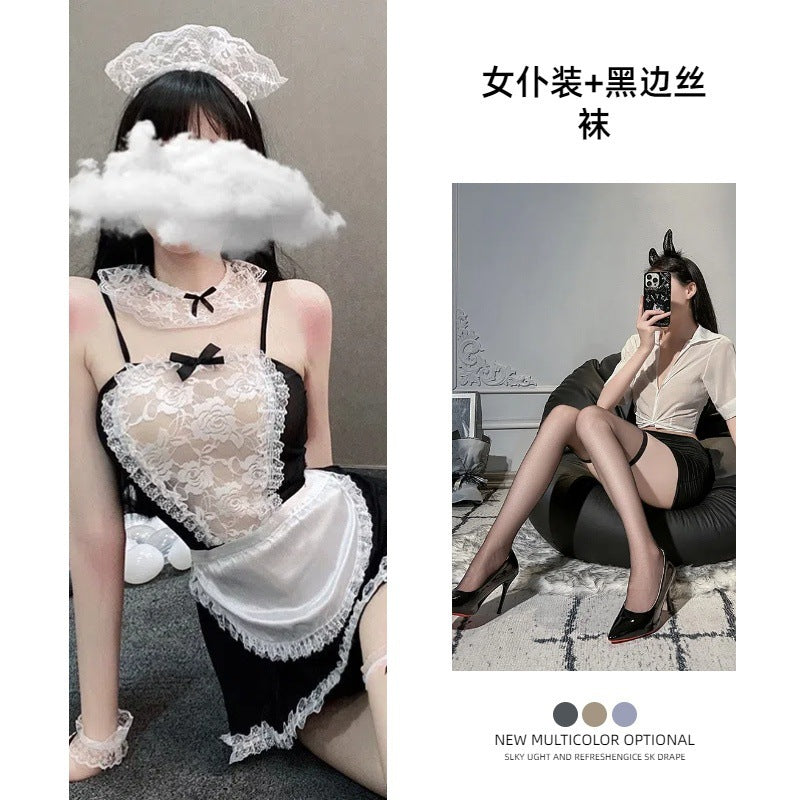 Lace Maid Costume with Accessory Options