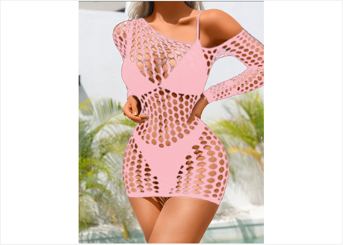 Sheer Mesh Bodysuit with Colour and Gradient Options