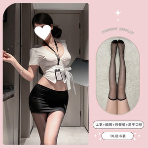 Office-Inspired Fitted Skirt Costume Set