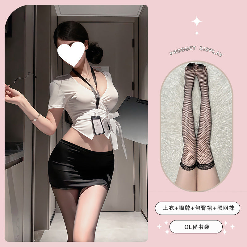 Office-Inspired Fitted Skirt Costume Set
