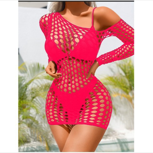 Sheer Mesh Bodysuit with Colour and Gradient Options