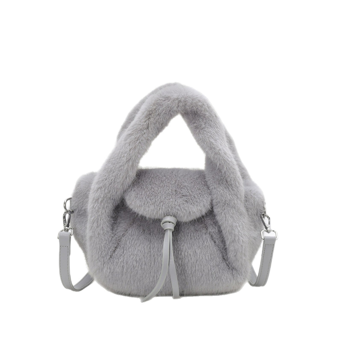 Versatile Portable Small Bag - Simple Plush Fashion Shoulder Bag