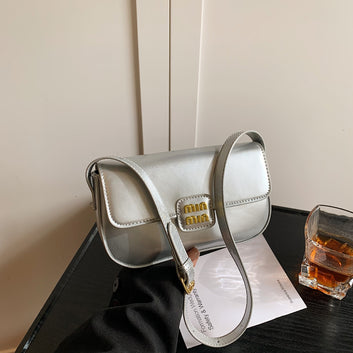 Version Of Small Square Bag Mi.U Fashion High-End Bags Texture Bag Women'S Bag Spice Girl Shoulder Messenger Bag