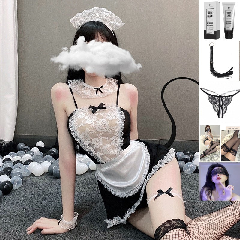 Lace Maid Costume with Accessory Options