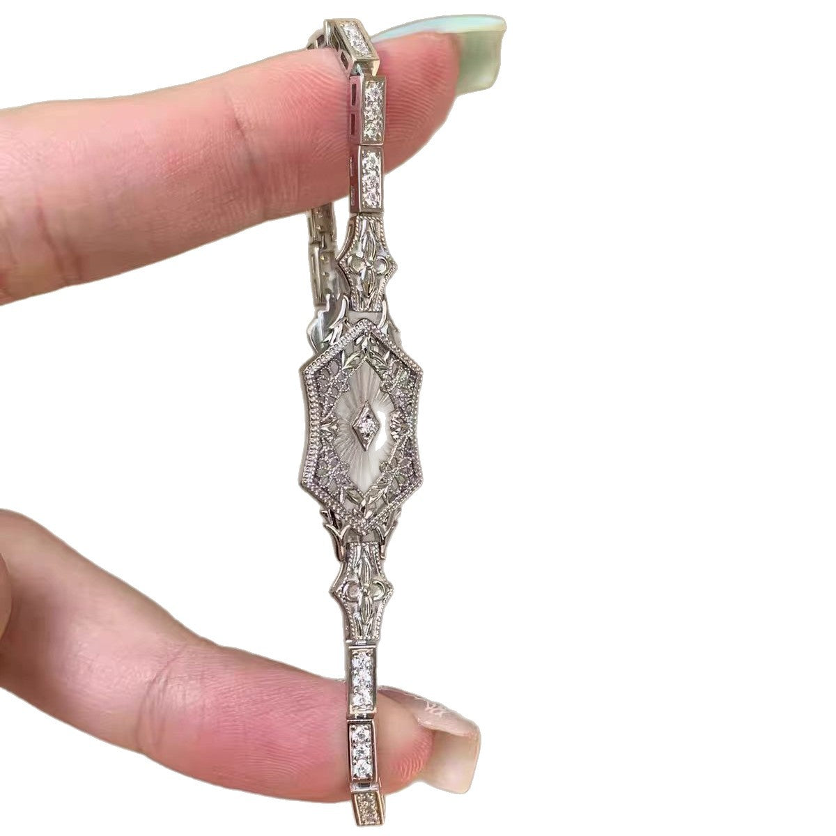 Vintage Filigree Bracelet or Lace-Window Necklace - view 5