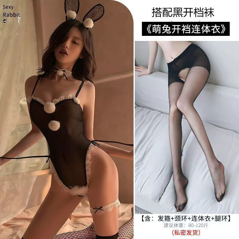 Lace Bunny-Inspired Costume Set