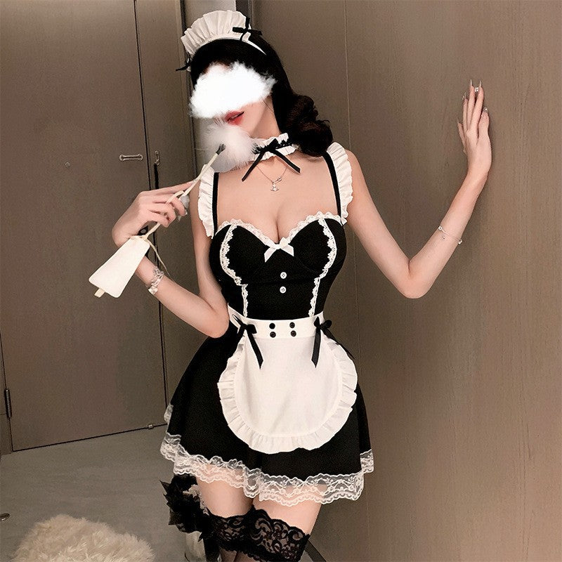 Lace Underwire Maid Costume Set