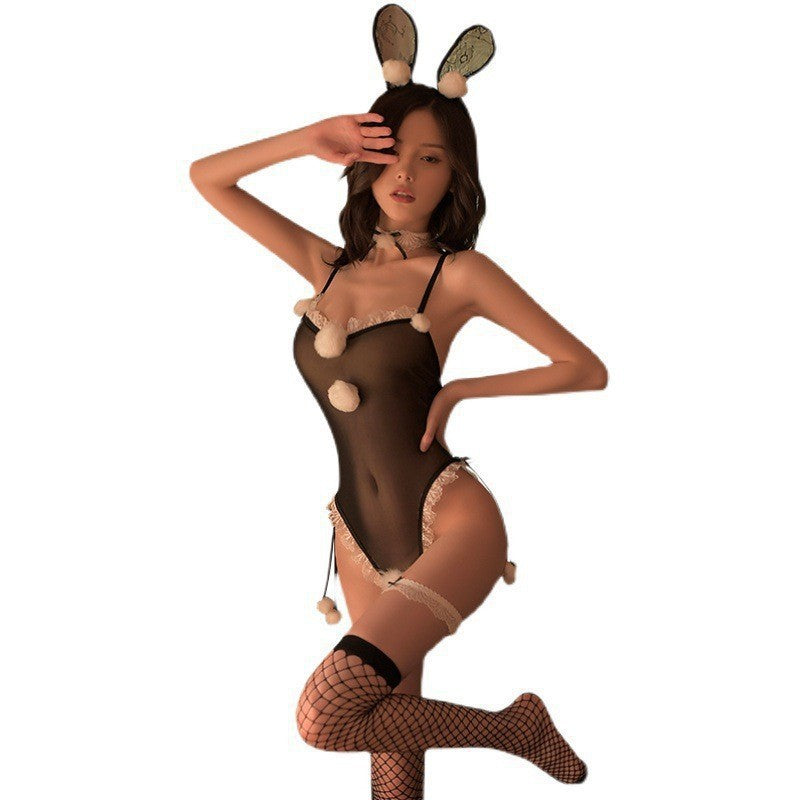 Lace Bunny-Inspired Costume Set