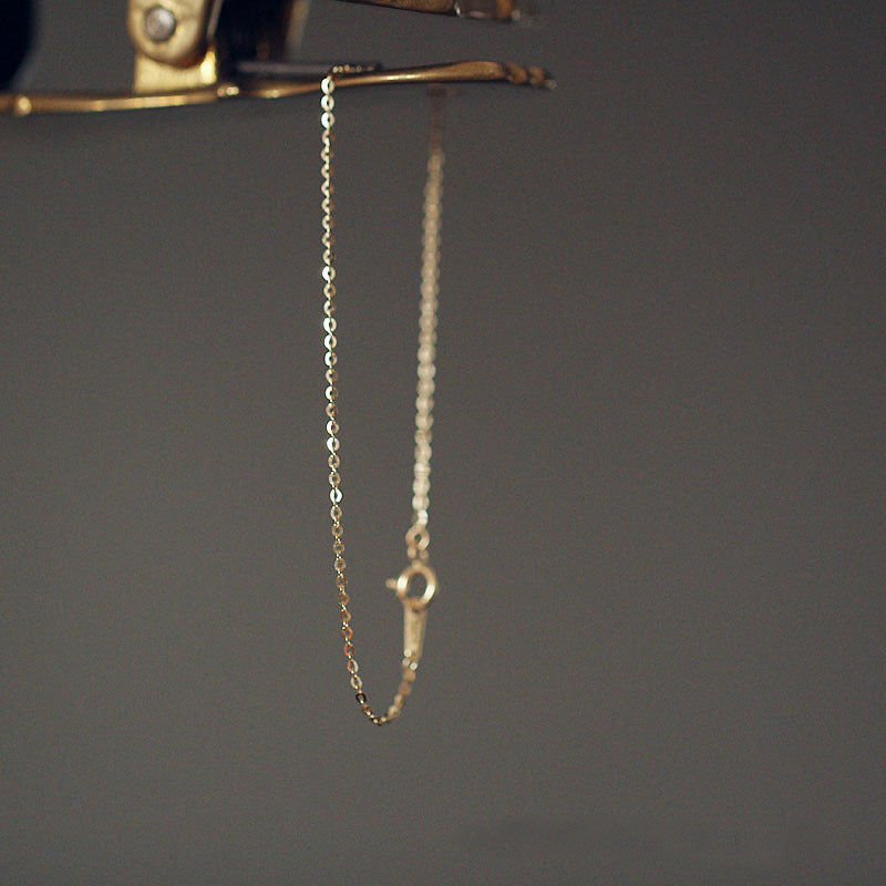 Sterling Silver Ultra Fine Chain Bracelet - view 4