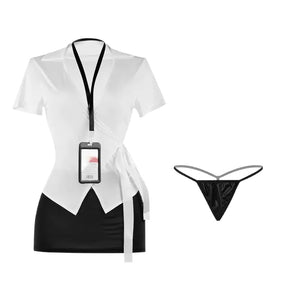 Office-Inspired Fitted Skirt Costume Set