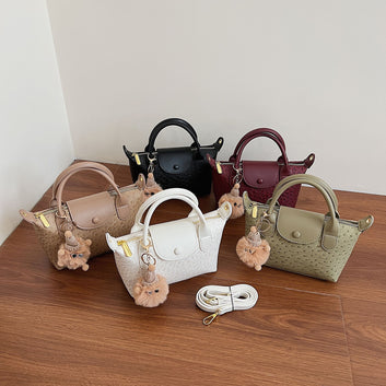 Niche Fashion Portable Dumpling Bag Dragon Bags Xiang Version Simple Casual Shoulder Bag High Sense Versatile Messenger Bag