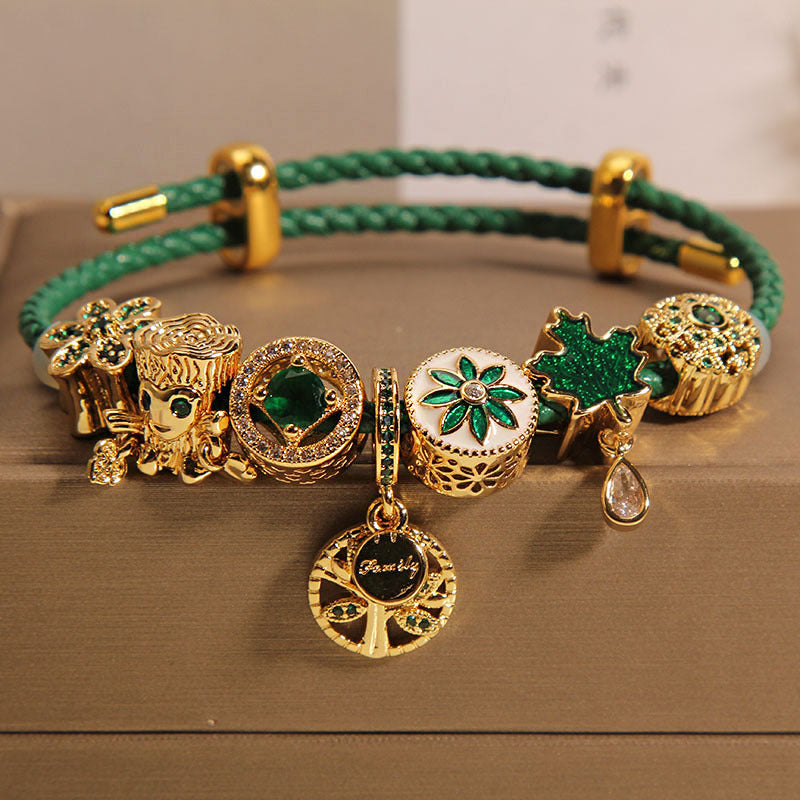 Green Woodland Charm Bracelet - view 5