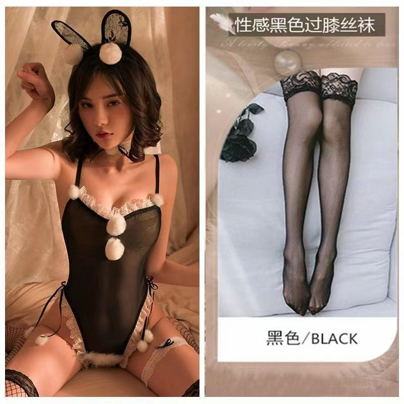 Lace Bunny-Inspired Costume Set