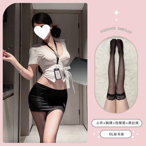 Office-Inspired Fitted Skirt Costume Set
