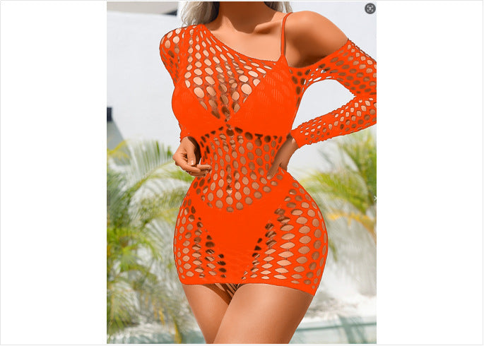 Sheer Mesh Bodysuit with Colour and Gradient Options