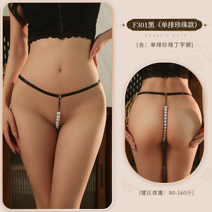 Adjustable Beaded Thong - F301