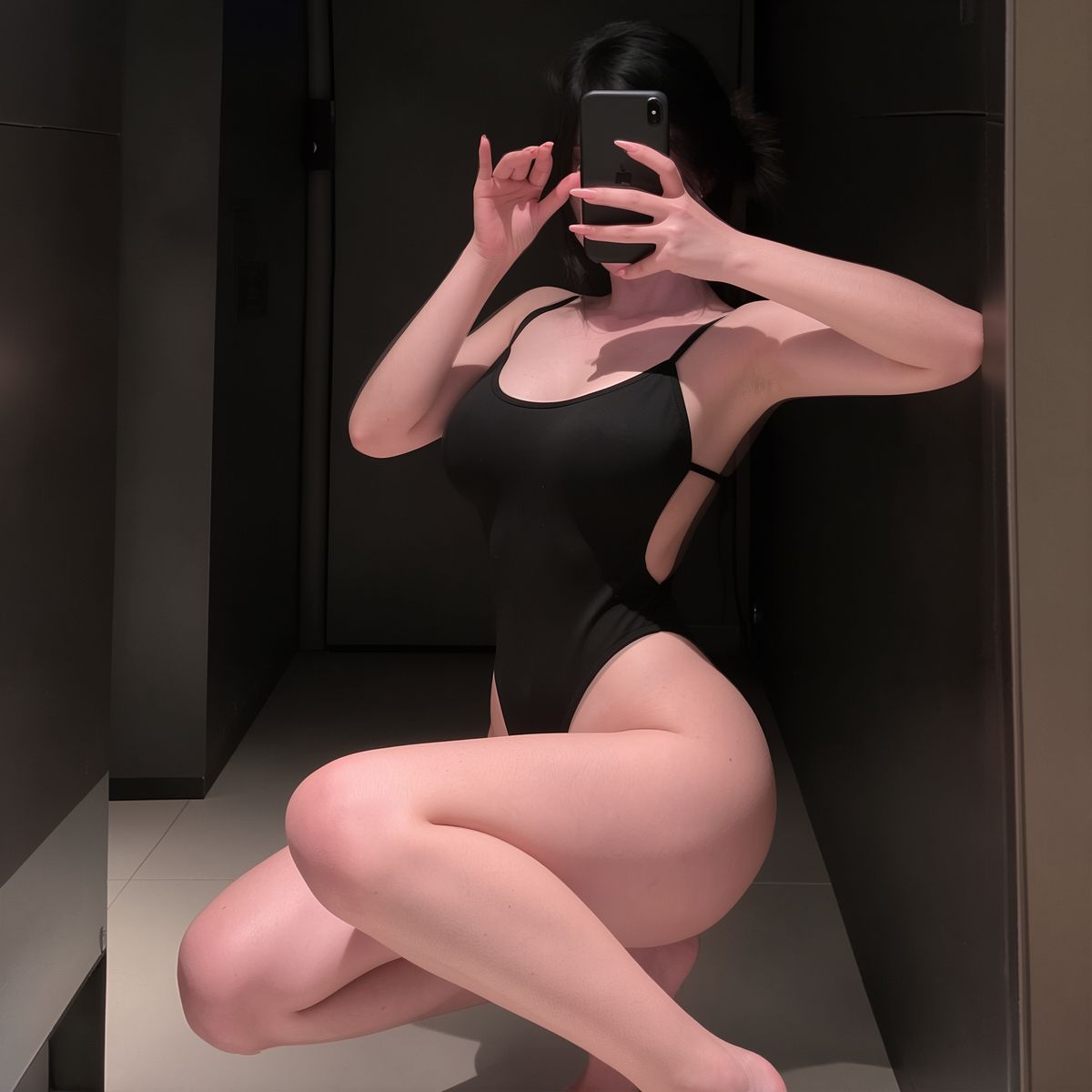 Strappy Bodysuit with Stocking Options - 5615
