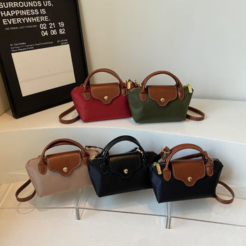 Style Premium Dragon Bags Xiang Handbag Nylon Cloth Fashion Dumpling Bag Retro Messenger Bag Commuter Women'S Bag