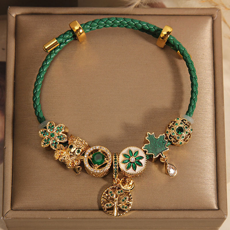 Green Woodland Charm Bracelet - view 6