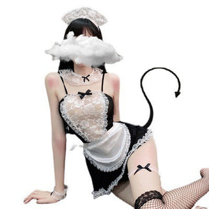 Lace Maid Costume with Accessory Options