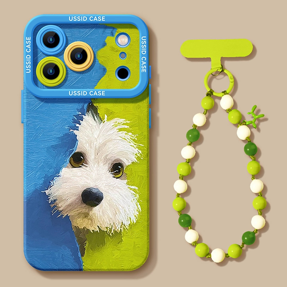 Playful Puppy Silicone iPhone Case