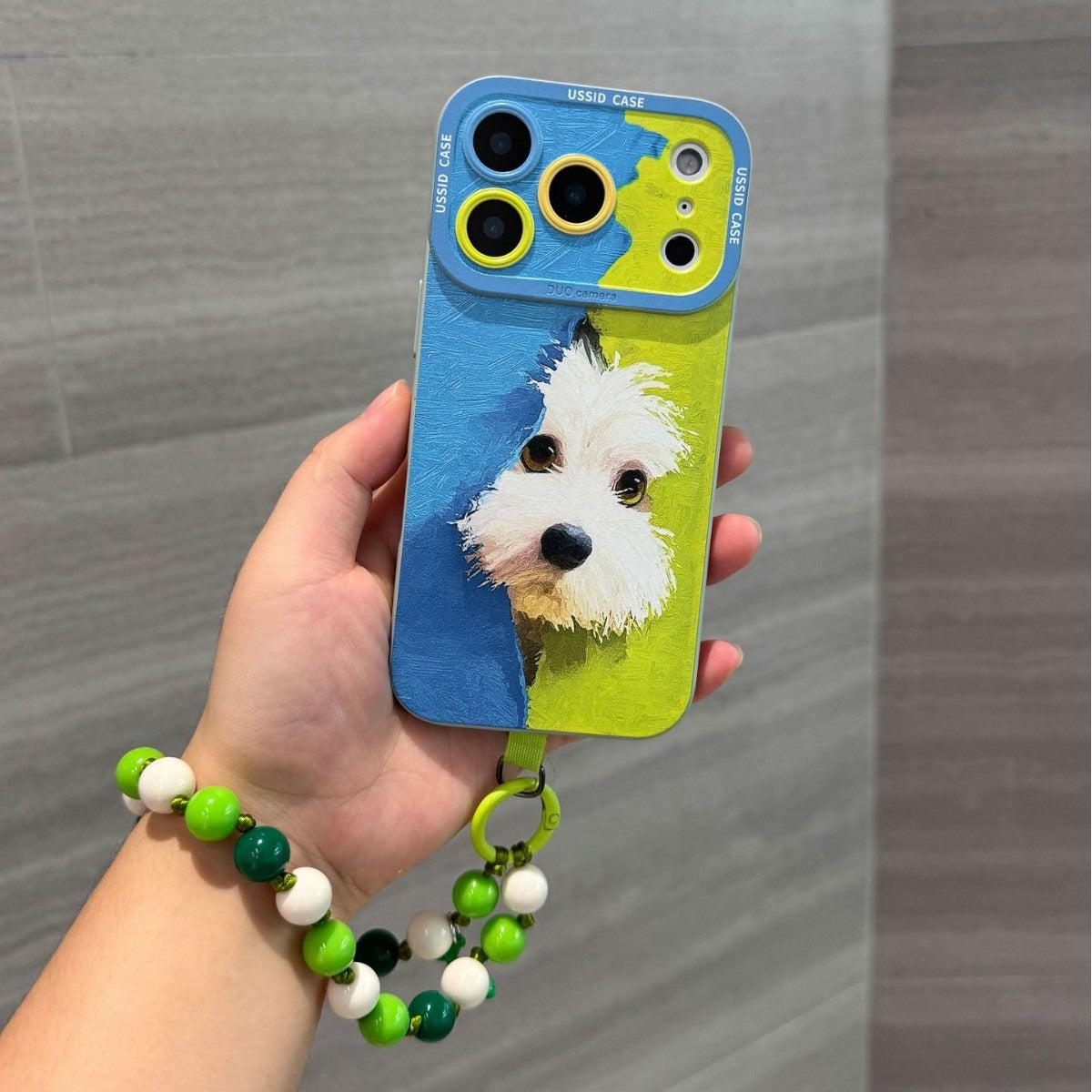 Playful Puppy Silicone iPhone Case