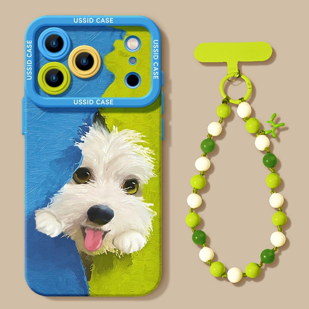 Playful Puppy Silicone iPhone Case