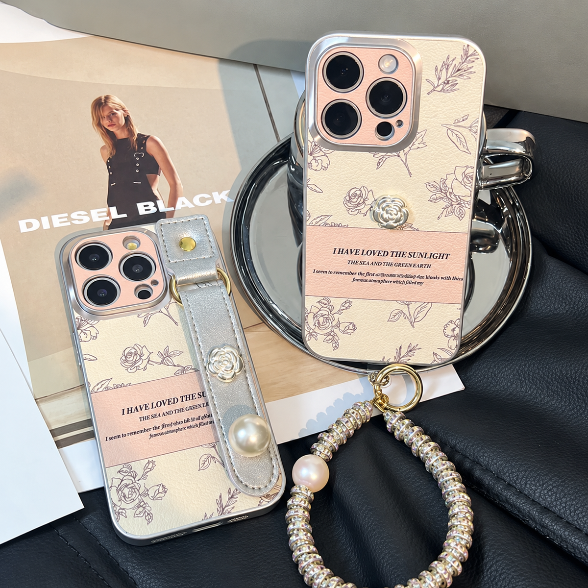Rose & Camellia iPhone Case