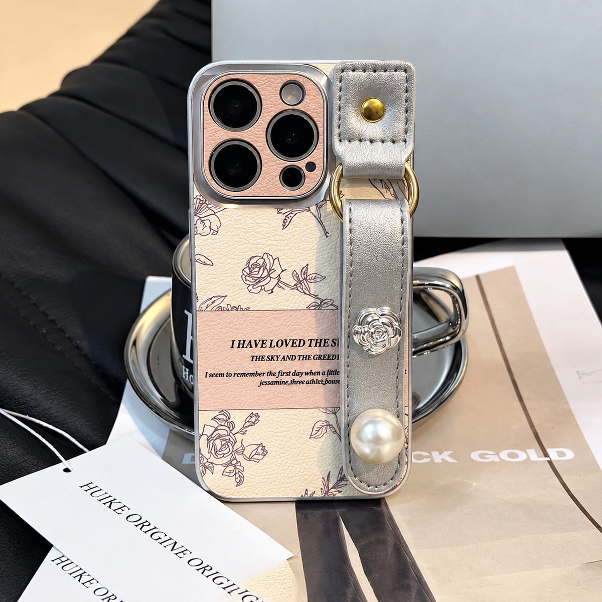 Rose & Camellia iPhone Case