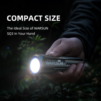 Outdoor 2000 Lm Emergency Small Portable COB LED Flashlight with Magnet