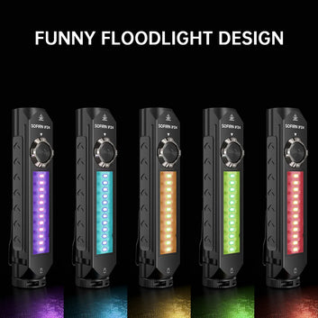 RGB Light 2000lm Powerful LED Flashlight